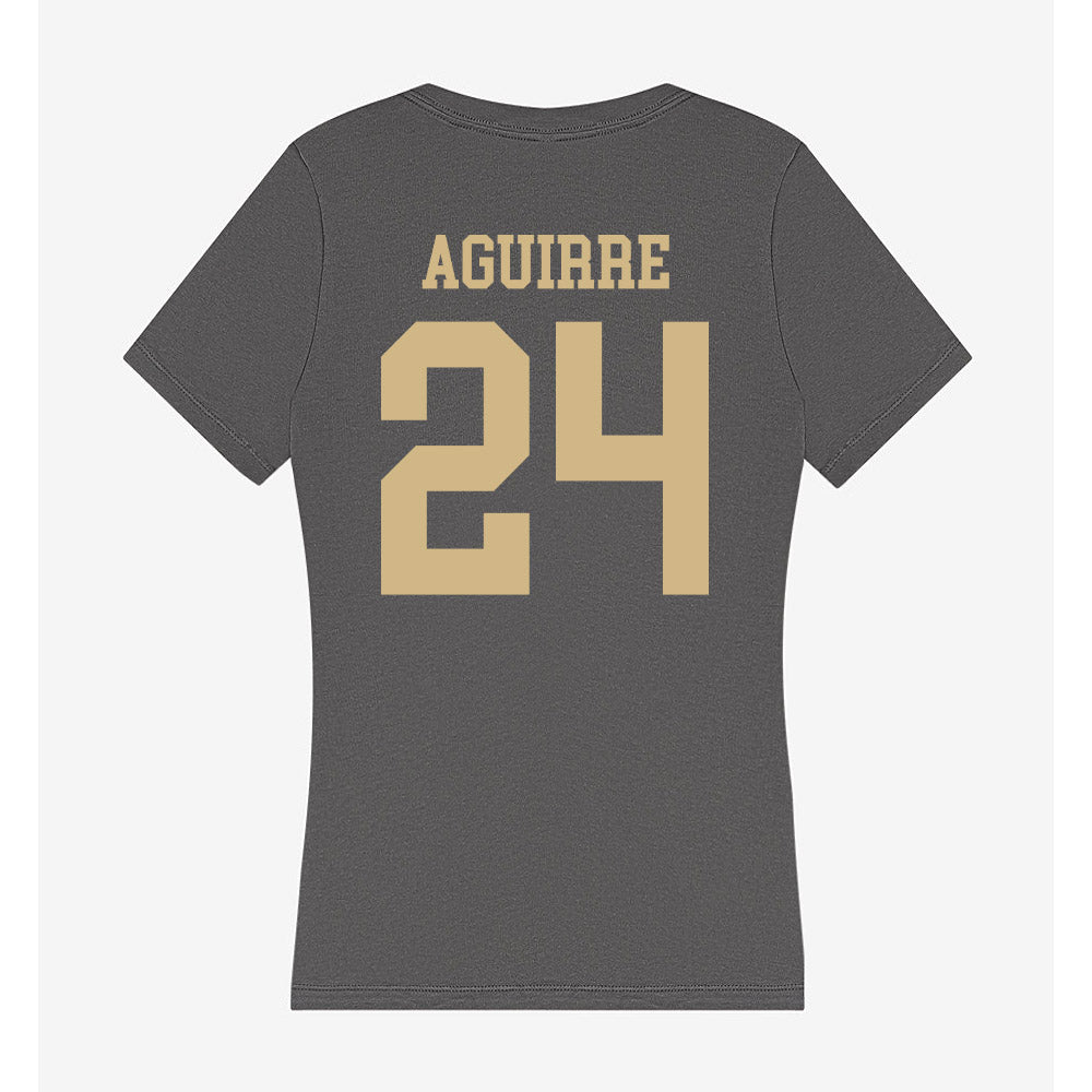 PFW - NCAA Men's Soccer : Bryan Aguirre - Women's V-Neck T-Shirt-1