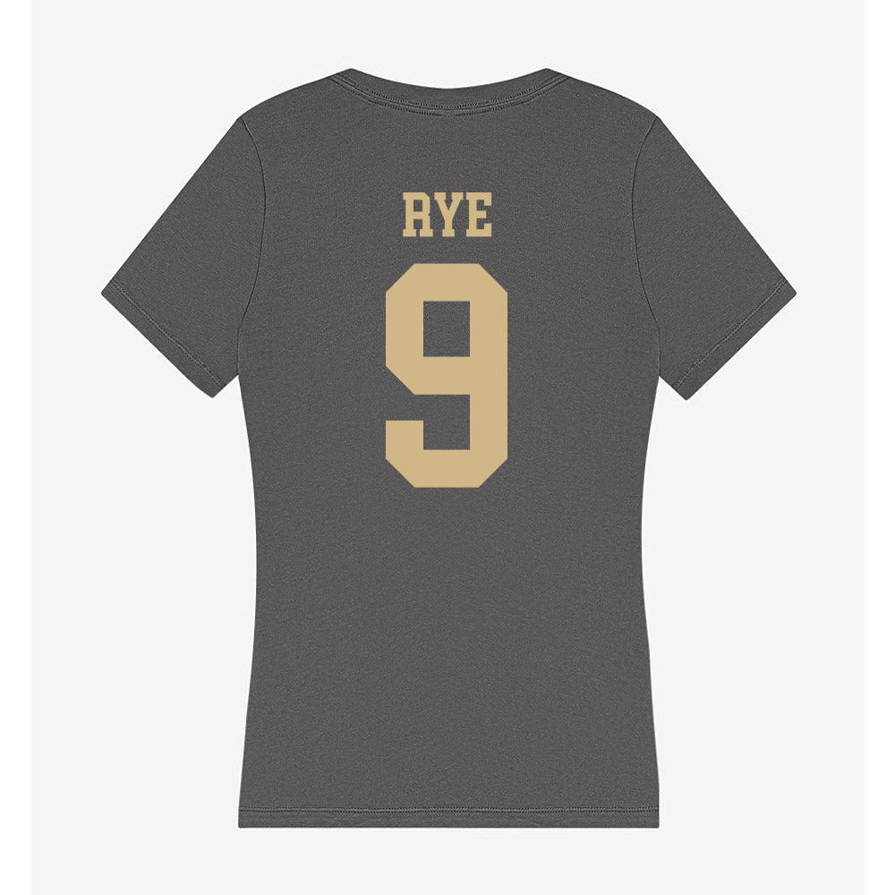 PFW - NCAA Women's Volleyball : Trinity Rye - Women's V-Neck T-Shirt-1