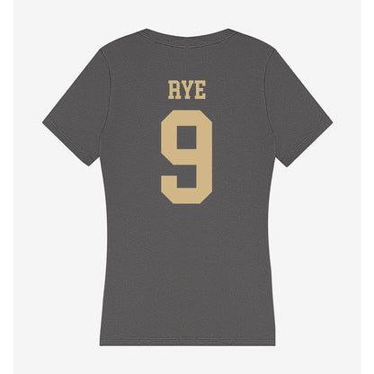 PFW - NCAA Women's Volleyball : Trinity Rye - Women's V-Neck T-Shirt-1