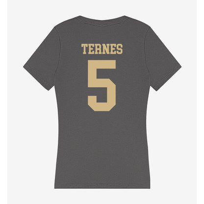 PFW - NCAA Men's Soccer : Karsten Ternes - Women's V-Neck T-Shirt-1