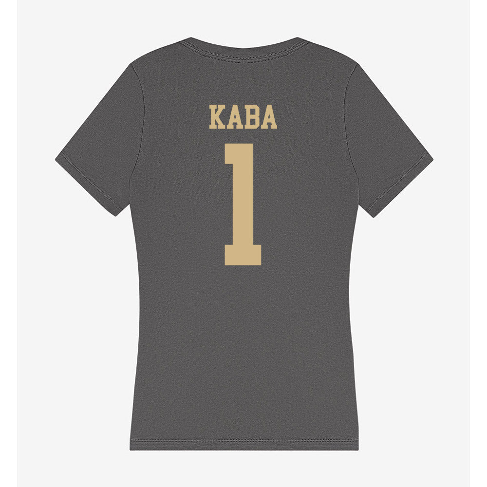 PFW - NCAA Men's Basketball : Ebrahim Kaba - Women's V-Neck T-Shirt-1