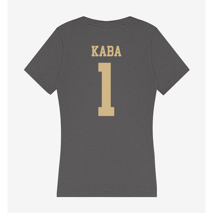 PFW - NCAA Men's Basketball : Ebrahim Kaba - Women's V-Neck T-Shirt-1