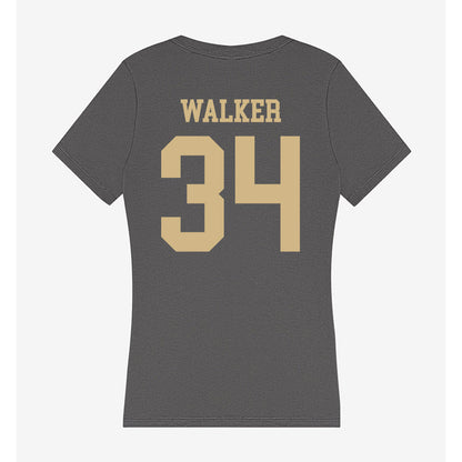PFW - NCAA Men's Basketball : Adam Walker - Women's V-Neck T-Shirt-1