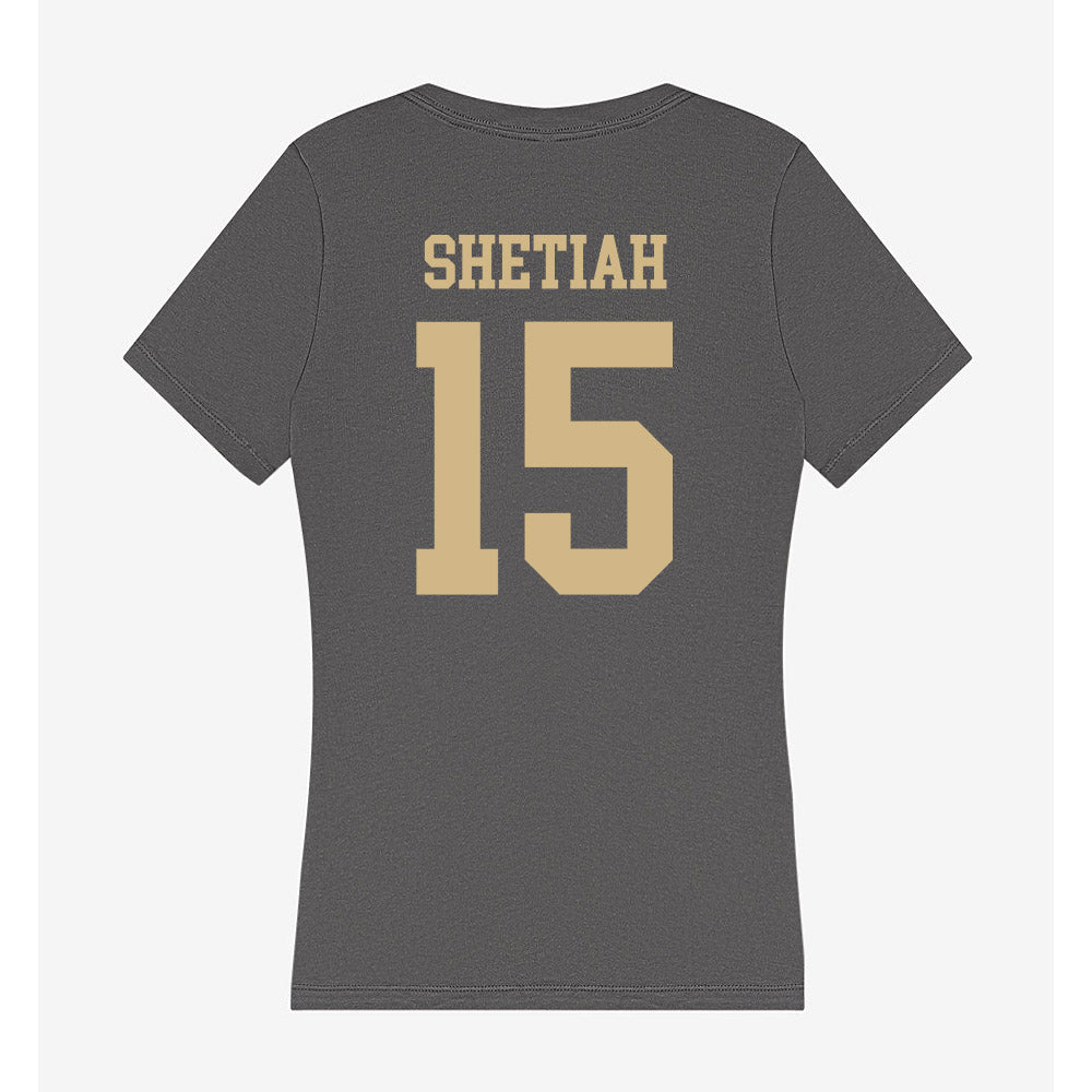 PFW - NCAA Men's Soccer : Ameer Shetiah - Women's V-Neck T-Shirt-1