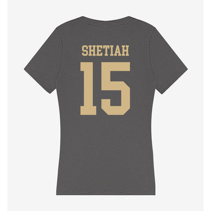 PFW - NCAA Men's Soccer : Ameer Shetiah - Women's V-Neck T-Shirt-1