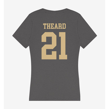 PFW - NCAA Men's Soccer : Trey Theard - Women's V-Neck T-Shirt-1