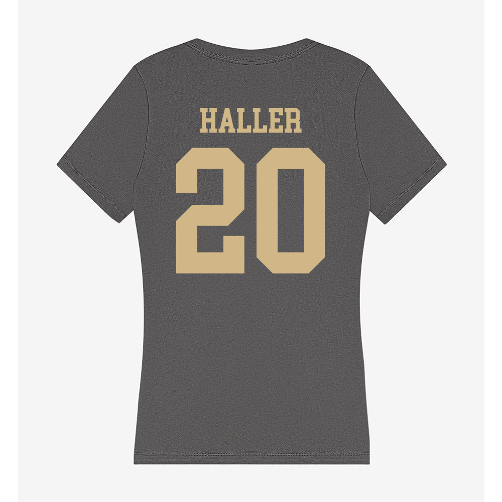 PFW - NCAA Men's Soccer : Eason Haller - Women's V-Neck T-Shirt-1