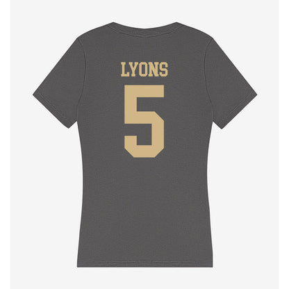 PFW - NCAA Men's Volleyball : Casey Lyons - Women's V-Neck T-Shirt-1