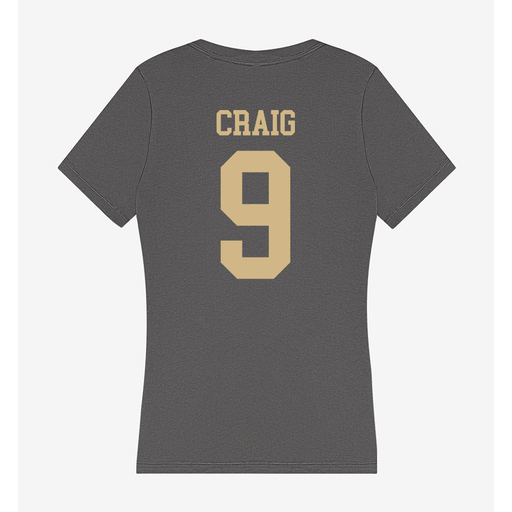 PFW - NCAA Men's Basketball : Deandre Craig - Women's V-Neck T-Shirt-1