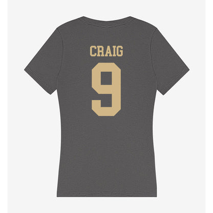 PFW - NCAA Men's Basketball : Deandre Craig - Women's V-Neck T-Shirt-1