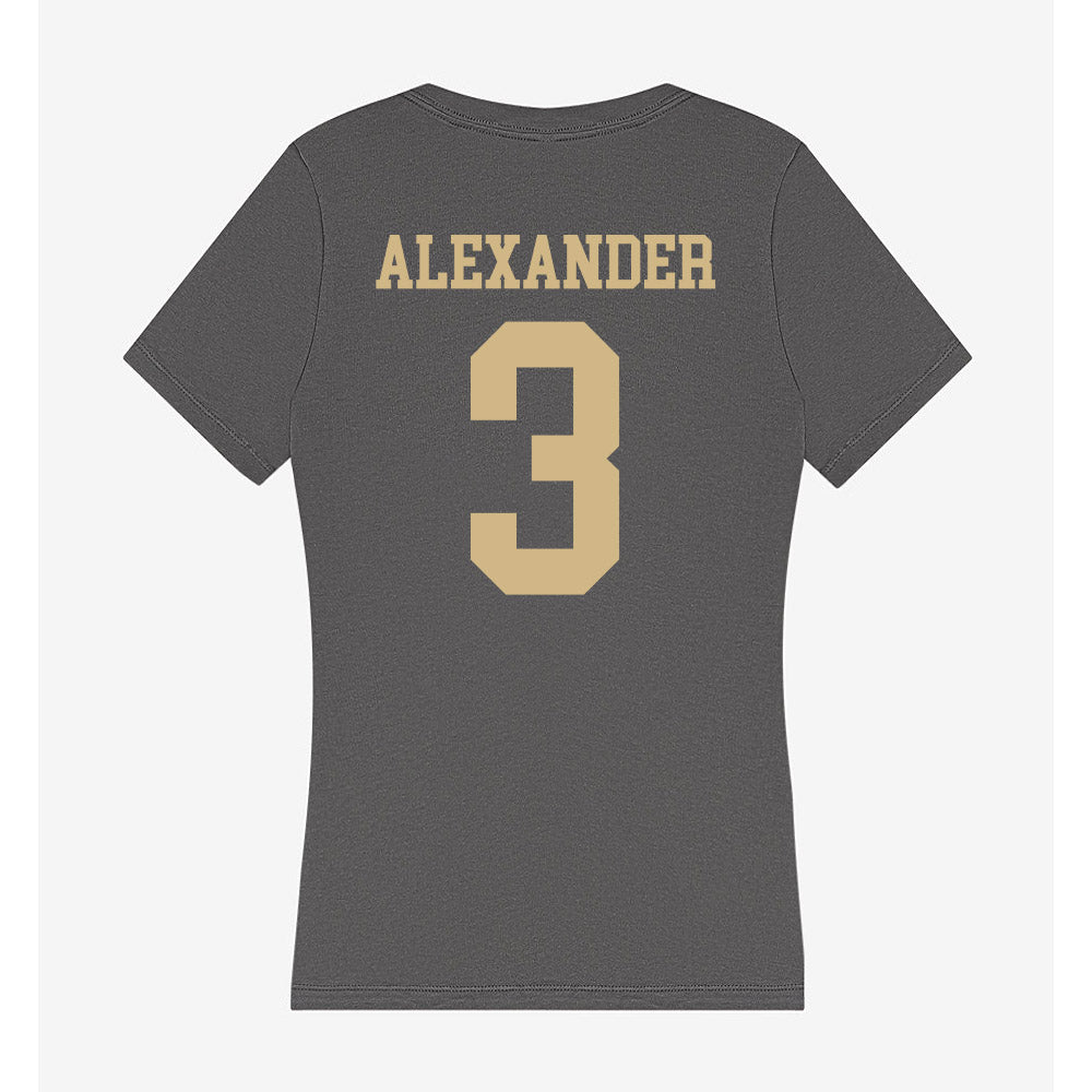 PFW - NCAA Women's Soccer : Reese Alexander - Women's V-Neck T-Shirt-1