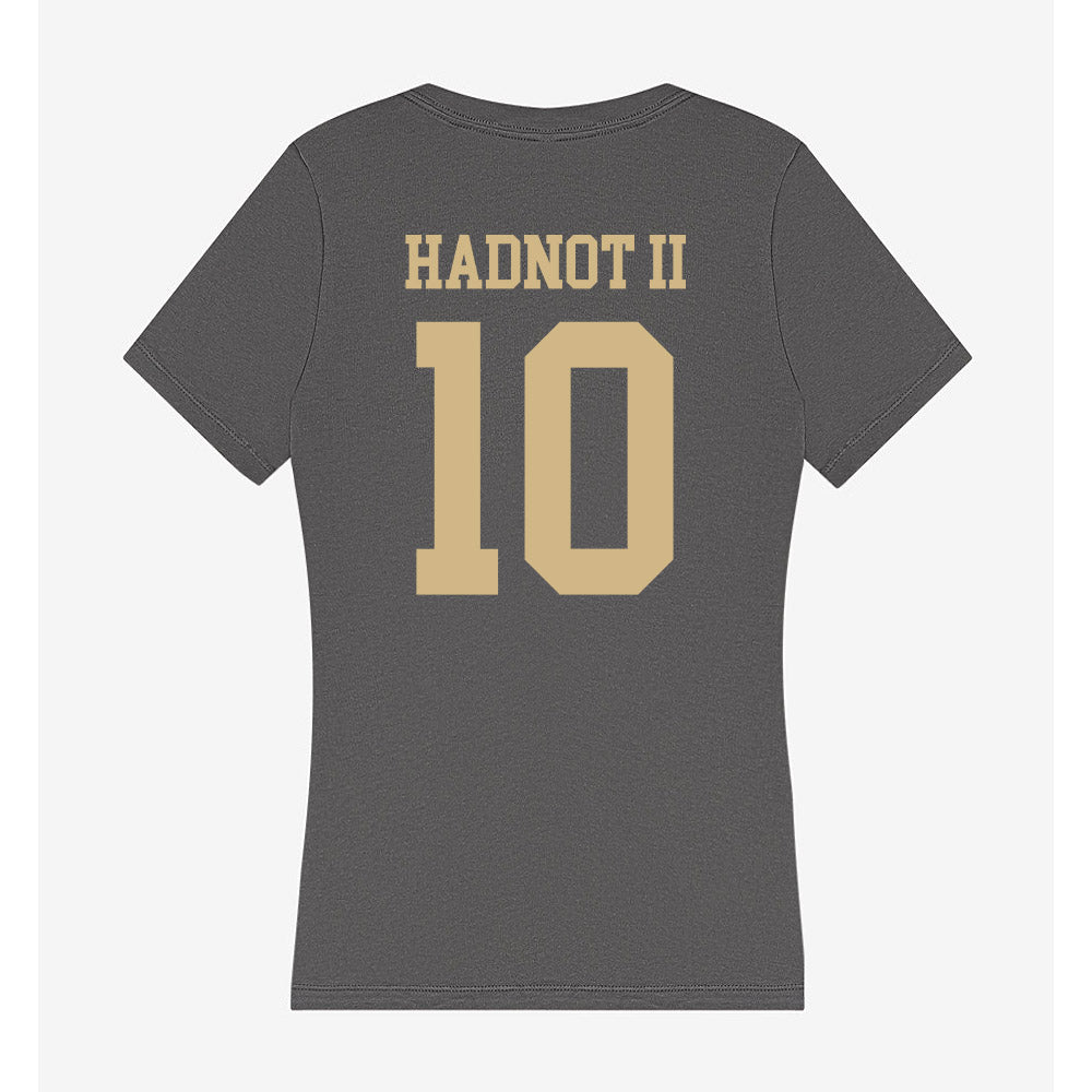 PFW - NCAA Men's Basketball : Corey Hadnot II - Women's V-Neck T-Shirt-1