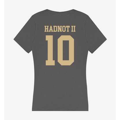 PFW - NCAA Men's Basketball : Corey Hadnot II - Women's V-Neck T-Shirt-1