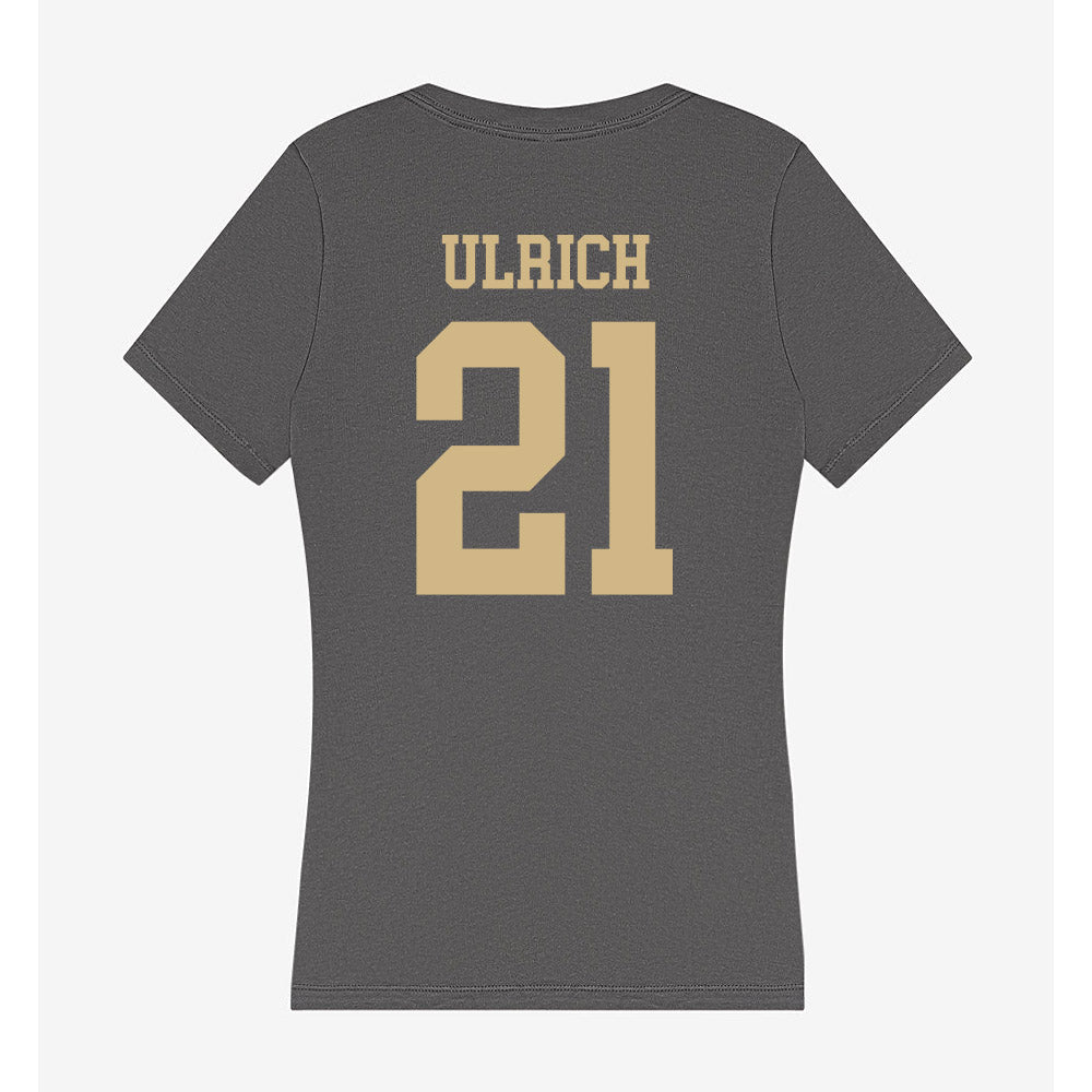 PFW - NCAA Women's Soccer : Ellie Ulrich - Women's V-Neck T-Shirt-1