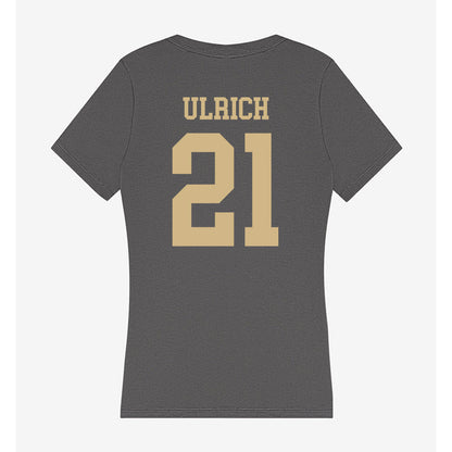 PFW - NCAA Women's Soccer : Ellie Ulrich - Women's V-Neck T-Shirt-1