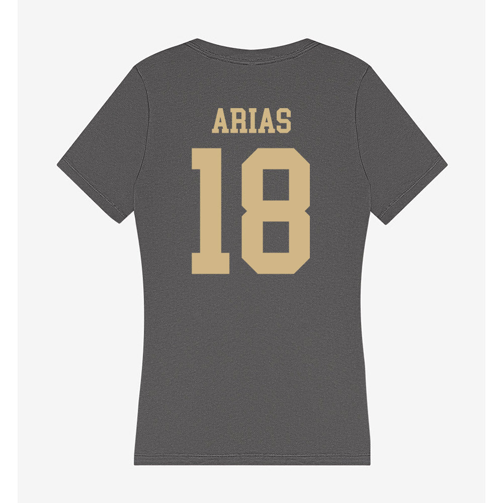 PFW - NCAA Men's Soccer : Daven Arias - Women's V-Neck T-Shirt-1