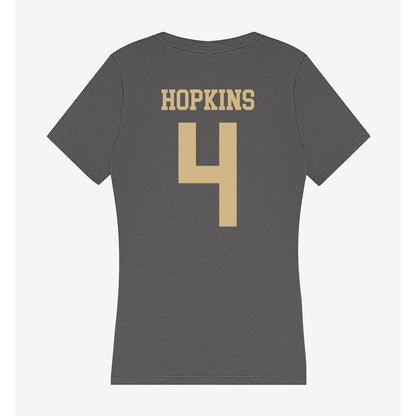 PFW - NCAA Men's Volleyball : Hunter Hopkins - Women's V-Neck T-Shirt-1