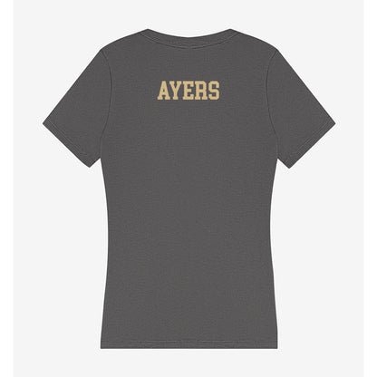 PFW - Pep Band : Elisa Ayers - Women's V-Neck T-Shirt-1