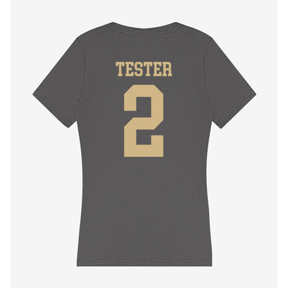 PFW - NCAA Women's Volleyball : Ava Tester - Women's V-Neck T-Shirt-1