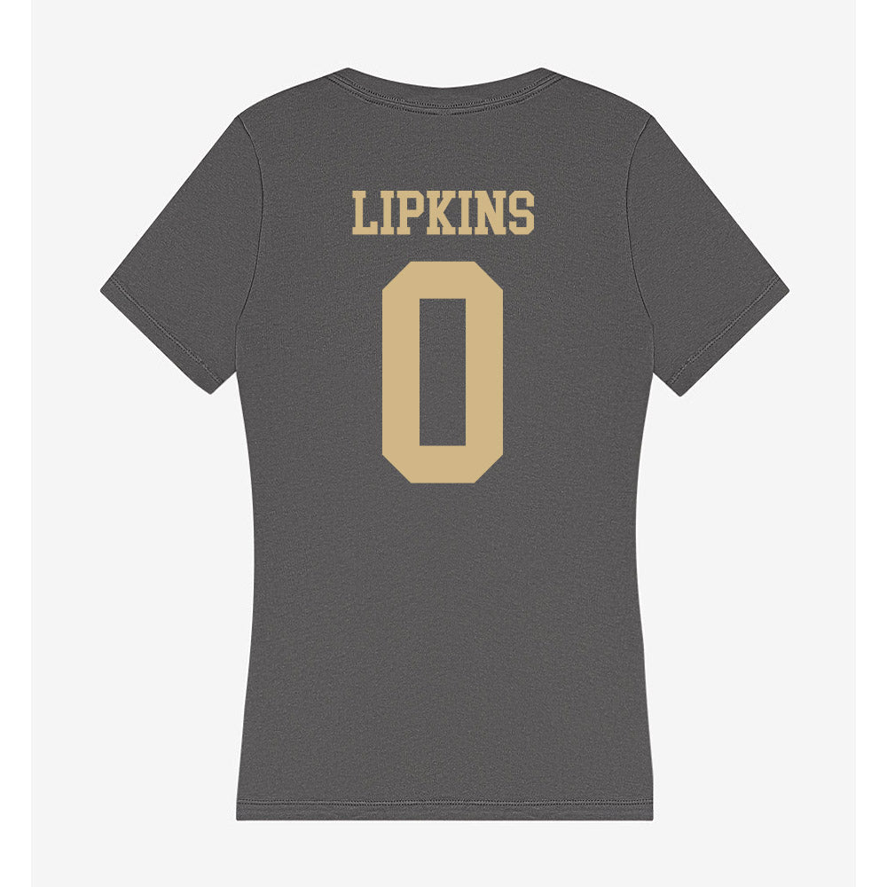 PFW - NCAA Men's Basketball : JaCorey Lipkins - Women's V-Neck T-Shirt-1