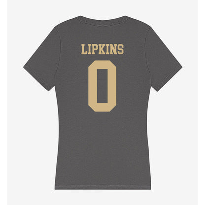 PFW - NCAA Men's Basketball : JaCorey Lipkins - Women's V-Neck T-Shirt-1