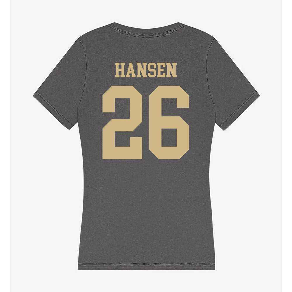 PFW - NCAA Women's Soccer : Kailey Hansen - Women's V-Neck T-Shirt-1