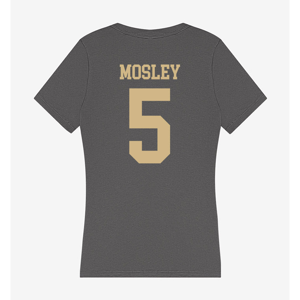 PFW - NCAA Men's Basketball : Emmanuel Mosley - Women's V-Neck T-Shirt-1