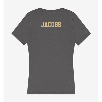 PFW - NCAA Men's Track & Field : Denton Jacobs - Women's V-Neck T-Shirt-1