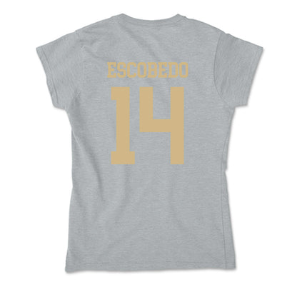 PFW - NCAA Men's Soccer : Jonny Escobedo - Soft Style Women’s T-Shirt-1