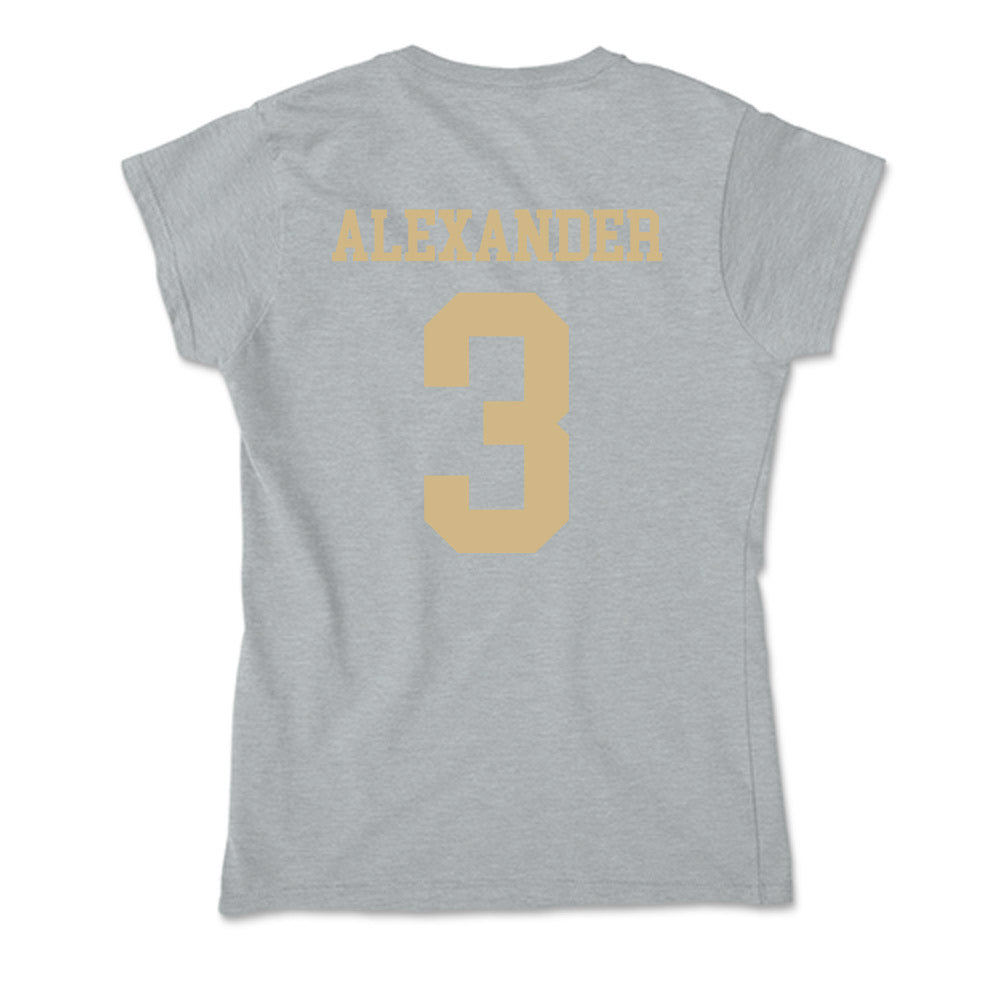 PFW - NCAA Women's Soccer : Reese Alexander - Soft Style Women’s T-Shirt-1