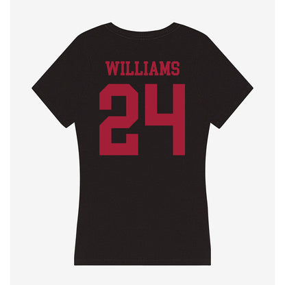 Indiana - NCAA Football : Jadyn Williams - Women's V-Neck T-Shirt-1