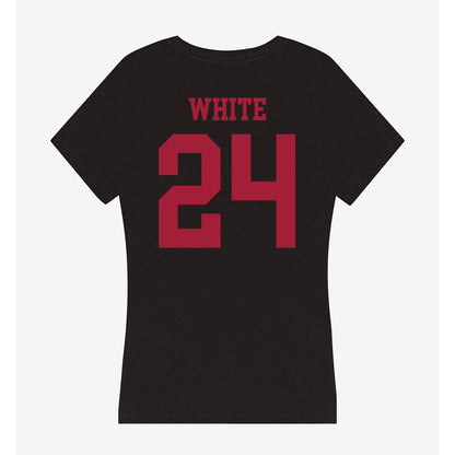 Indiana - NCAA Softball : Josie White - Women's V-Neck T-Shirt-1
