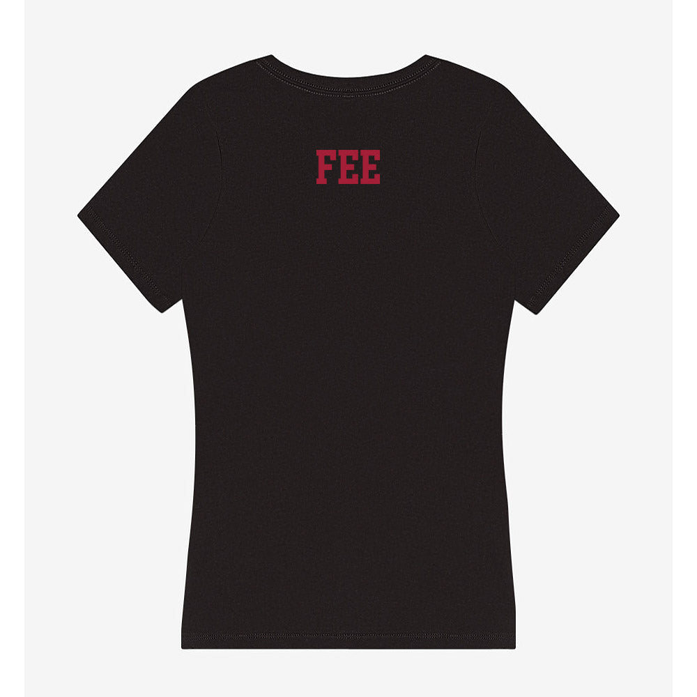 Indiana - NCAA Cheerleading : Jillianne Fee - Women's V-Neck T-Shirt-1