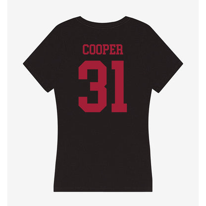 Indiana - NCAA Softball : Alexandra Cooper - Women's V-Neck T-Shirt-1