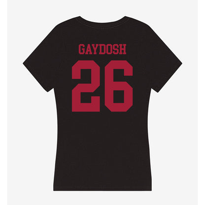 Indiana - NCAA Men's Soccer : Drew Gaydosh - Women's V-Neck T-Shirt-1