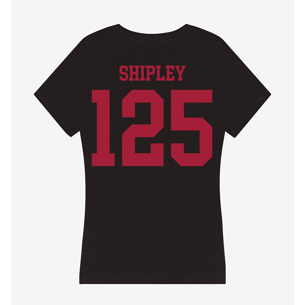 Indiana - NCAA Wrestling : Jackson Shipley - Women's V-Neck T-Shirt-1