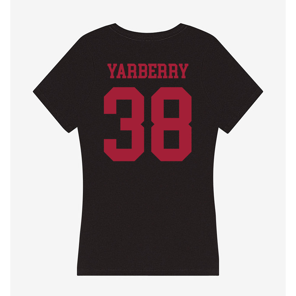Indiana - NCAA Baseball : Jackson Yarberry - Women's V-Neck T-Shirt-1