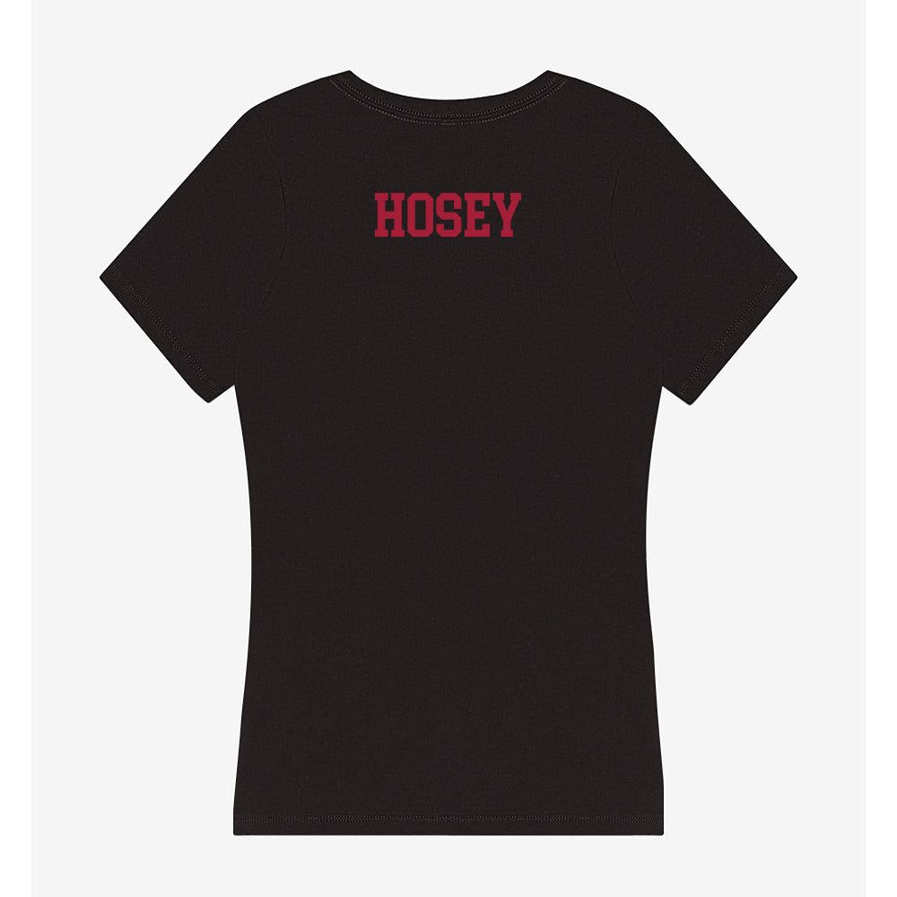 Indiana - NCAA Cheerleading : Elie Hosey - Women's V-Neck T-Shirt-1