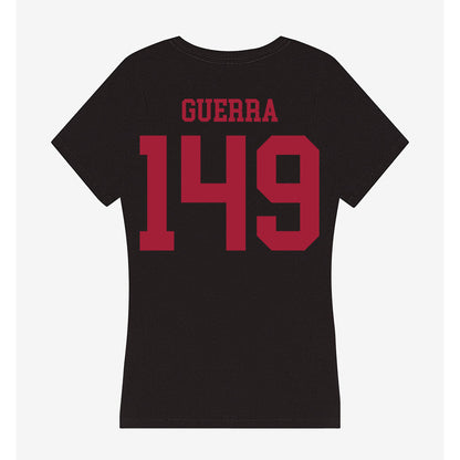 Indiana - NCAA Wrestling : Tyler Guerra - Women's V-Neck T-Shirt-1