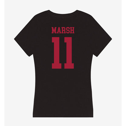 Indiana - NCAA Football : Nick Marsh - Women's V-Neck T-Shirt-1