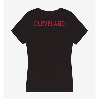Indiana - NCAA Cheerleading : Olivia Cleveland - Women's V-Neck T-Shirt-1