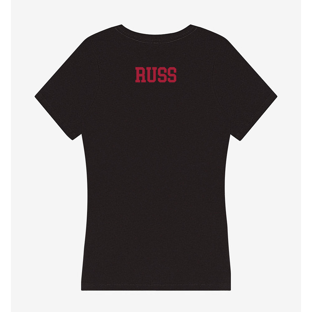 Indiana - NCAA Women's Rowing : Madi Russ - Women's V-Neck T-Shirt-1