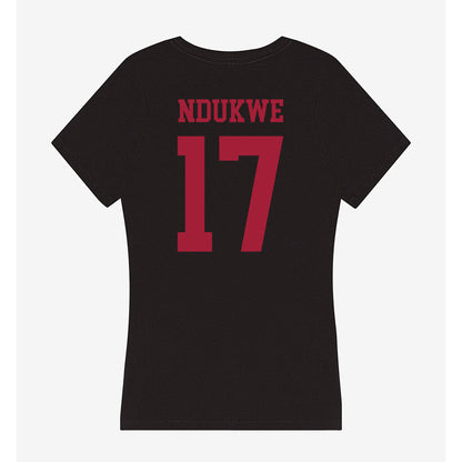 Indiana - NCAA Football : Daniel Ndukwe - Women's V-Neck T-Shirt-1