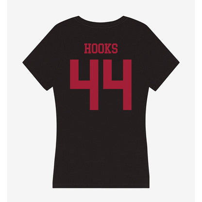 Indiana - NCAA Softball : Aubree Hooks - Women's V-Neck T-Shirt-1