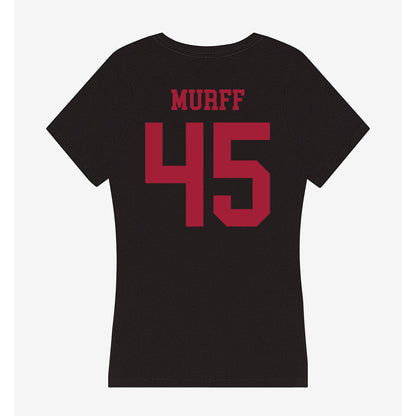 Indiana - NCAA Football : Lincoln Murff - Women's V-Neck T-Shirt-1