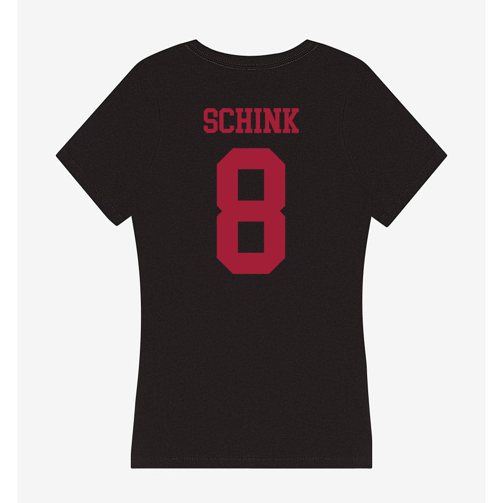 Indiana - NCAA Women's Water Polo : Morgan Schink - Women's V-Neck T-Shirt-1