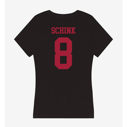 Indiana - NCAA Women's Water Polo : Morgan Schink - Women's V-Neck T-Shirt-1