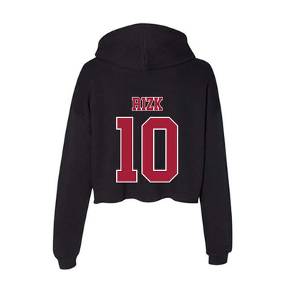 Stanford - NCAA Football : Dylan Rizk - Women's Crop Fleece Hoodie-1