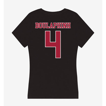 Stanford - NCAA Softball : Sydney Boulaphinh - Women's V-Neck T-Shirt-1
