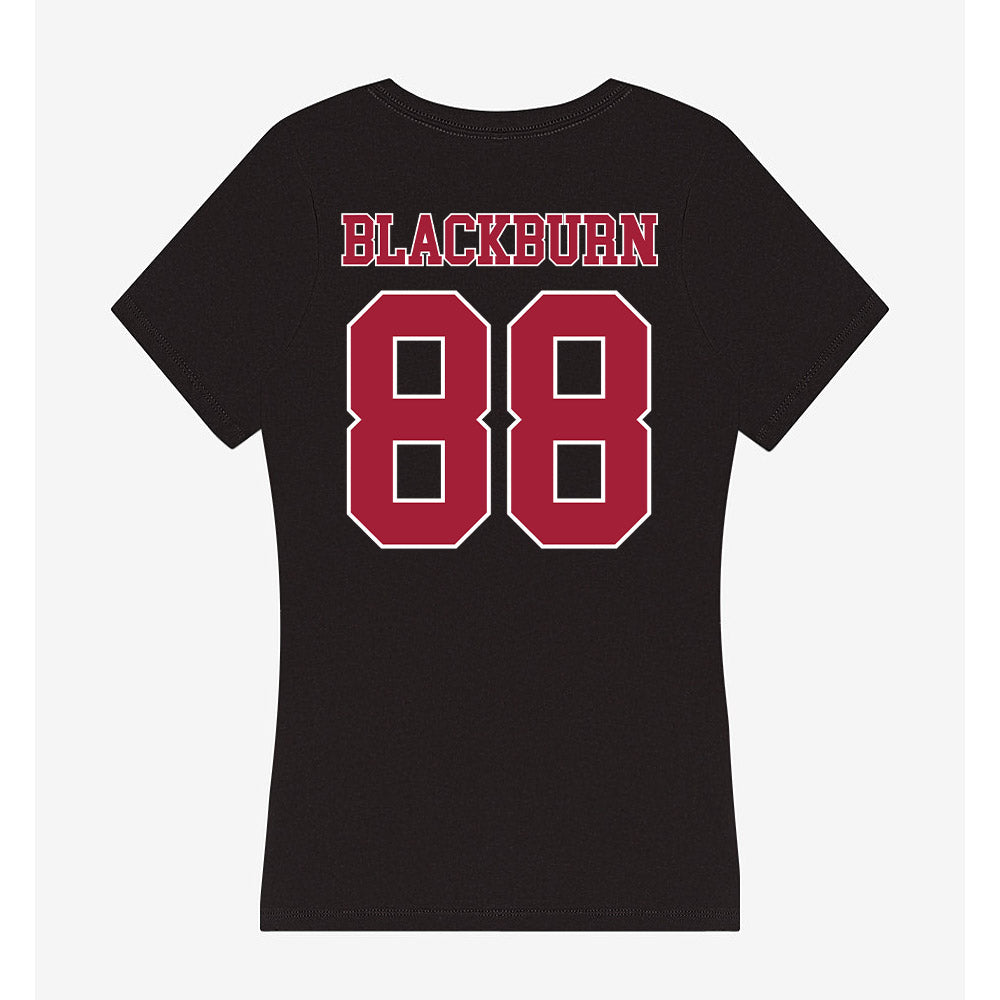 Stanford - NCAA Football : Benji Blackburn - Women's V-Neck T-Shirt-1